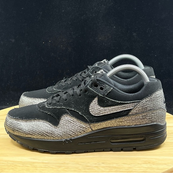 Nike Air Max 454746-005 Premium Black Metallic Hematite Women’s Sz 7.5 Running - Picture 7 of 10